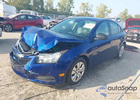 2013 Chevrolet Cruze Ls Auto из США, поврежденный, VIN 1G1PA5SH6D7120130